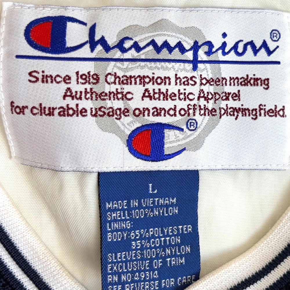 Champion Mens 2006 NCAA Final Four Indianapolis V-Neck Windbreaker Navy Large - Picture 7 of 11